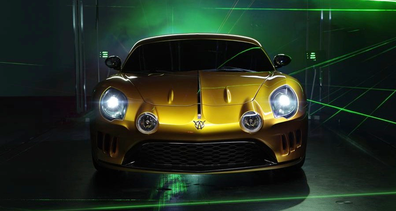 Illustration for article titled This Striking 200-MPH Retro Sports Car Is Brazil's Alpine A108 Reborn